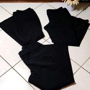 Women trousers bundle of 3 size 16 black